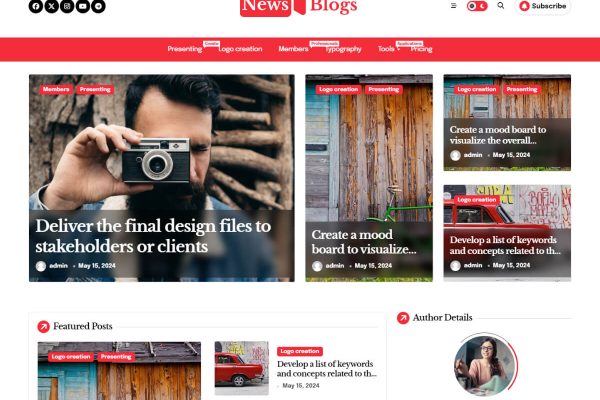 Get a Professional News/ Magazine Website